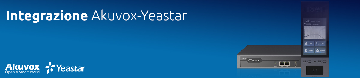 Akuvox Yeastar Integrazione Italia